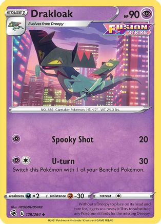 Drakloak 129/264 Fusion Strike