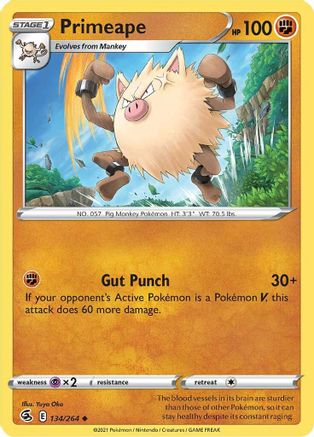 Primeape 134/264 Fusion Strike