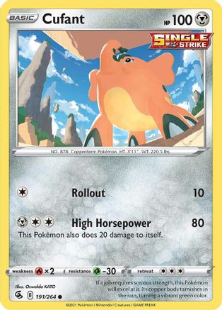 Cufant 191/264 - Reverse Holofoil Fusion Strike
