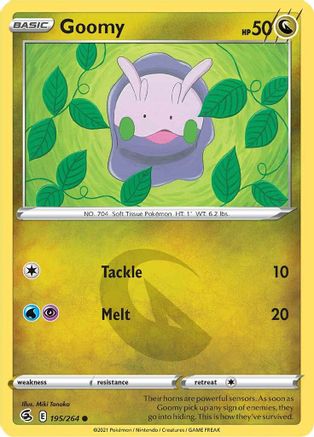 Goomy 195/264 - Reverse Holofoil Fusion Strike