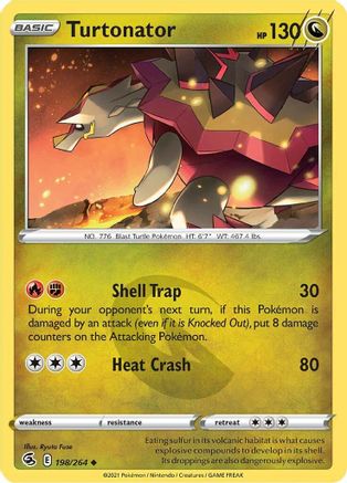 Turtonator 198/264 - Reverse Holofoil Fusion Strike