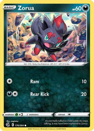 Zorua 170/264 Fusion Strike