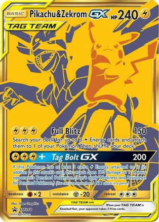 Pikachu & Zekrom GX SM248 - Holofoil SM Promos