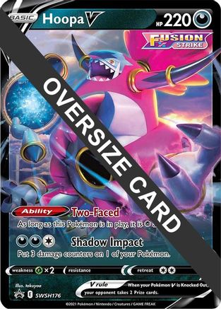 Hoopa V SWSH176 - Holofoil Jumbo Cards