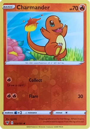 Charmander (Reverse Cosmos Holo) 023/185 - Reverse Holofoil Miscellaneous Cards & Products