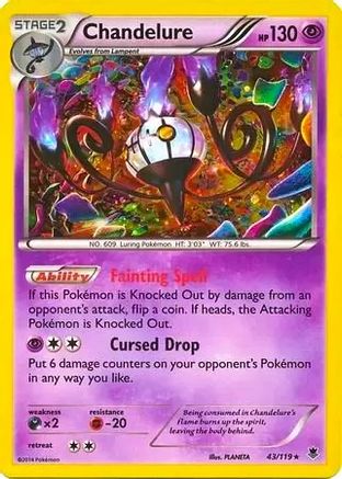 Chandelure (Cosmos Holo) 043/119 - Holofoil Blister Exclusives