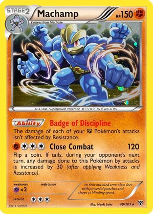 Machamp (Cosmos Holo) 049/101 - Holofoil Blister Exclusives