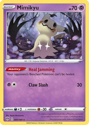 Mimikyu 081/189 - Holofoil Miscellaneous Cards & Products