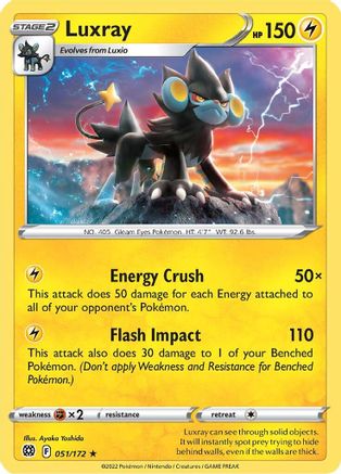 Luxray 051/172 Brilliant Stars