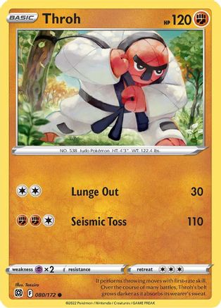 Throh 080/172 - Reverse Holofoil Brilliant Stars
