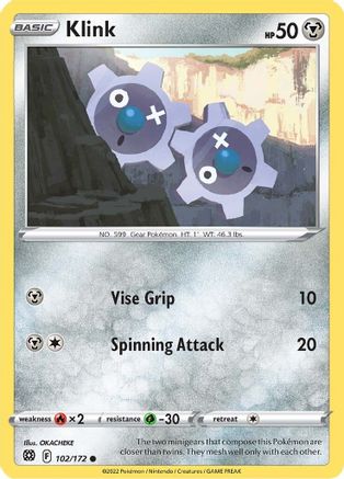 Klink 102/172 - Reverse Holofoil Brilliant Stars