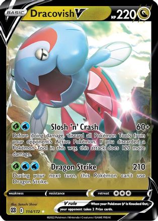 Dracovish V 114/172 - Holofoil Brilliant Stars