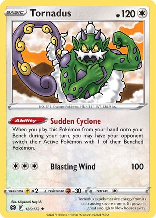 Tornadus 126/172 Brilliant Stars