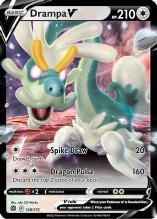 Drampa V 128/172 - Holofoil Brilliant Stars