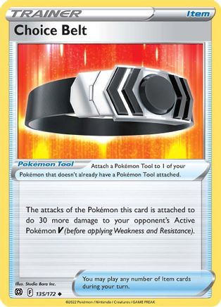 Choice Belt 135/172 - Reverse Holofoil Brilliant Stars