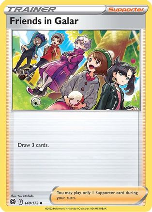 Friends in Galar 140/172 - Reverse Holofoil Brilliant Stars