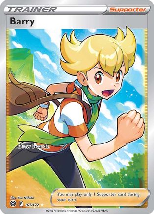 Barry (Full Art) 167/172 - Holofoil Brilliant Stars