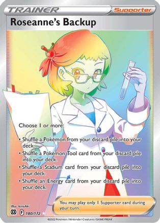 Roseanne's Backup (Secret) 180/172 - Holofoil Brilliant Stars