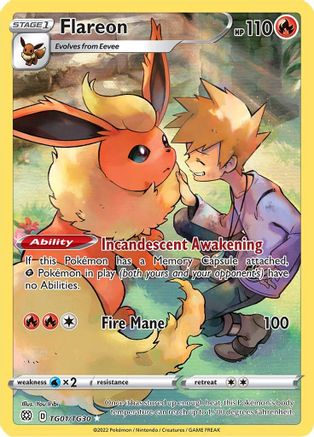 Flareon TG01/TG30 - Holofoil Brilliant Stars