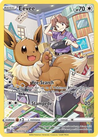 Eevee TG11/TG30 - Holofoil Brilliant Stars
