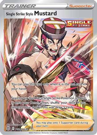 Single Strike Style Mustard TG28/TG30 - Holofoil Brilliant Stars