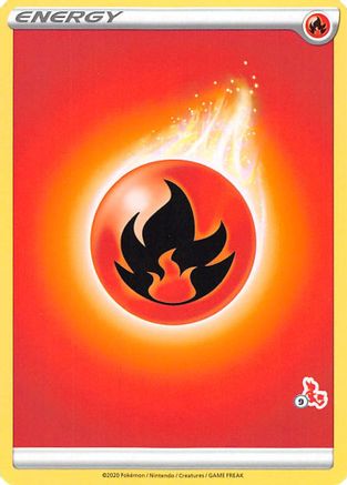 Fire Energy (#9 Cinderace Stamped) Battle Academy 2022