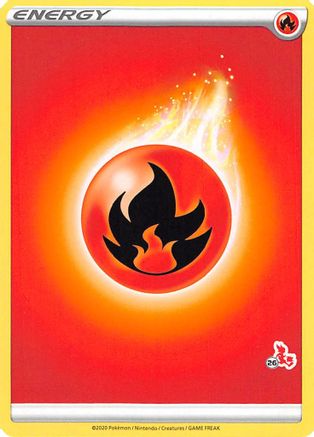 Fire Energy (#26 Cinderace Stamped) (#26 Cinderace Stamped) Battle Academy 2022