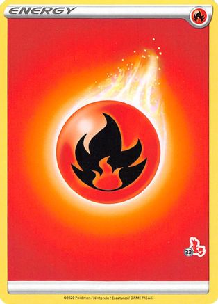 Fire Energy (#32 Cinderace Stamped) Battle Academy 2022