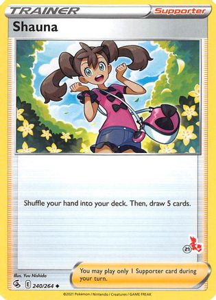 Shauna (#21 Cinderace Stamped) 240/264 Battle Academy 2022
