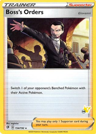 Boss's Orders (#44 Pikachu Stamped) 154/192 Battle Academy 2022
