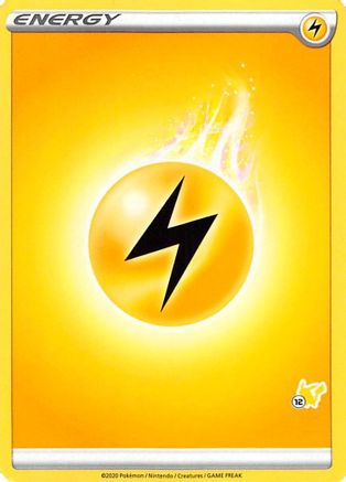 Lightning Energy (#12 Pikachu Stamped) Battle Academy 2022