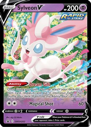 Sylveon V SWSH202 - Holofoil SWSH Sword & Shield Promo Cards
