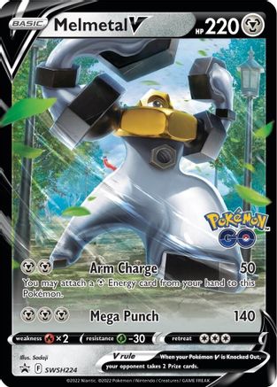 Melmetal V SWSH224 - Holofoil SWSH Sword & Shield Promo Cards