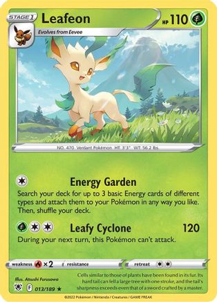 Leafeon 013/189 - Reverse Holofoil Astral Radiance