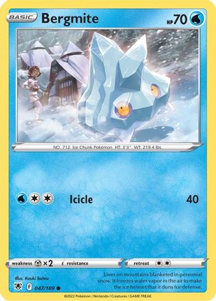 Bergmite 047/189 - Reverse Holofoil Astral Radiance