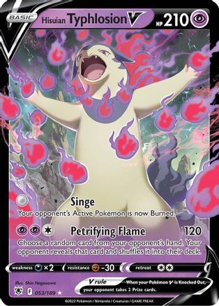 Hisuian Typhlosion V 053/189 - Holofoil Astral Radiance