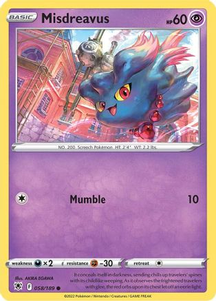 Misdreavus 058/189 Astral Radiance
