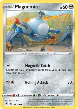 Magnemite 105/189 - Reverse Holofoil Astral Radiance