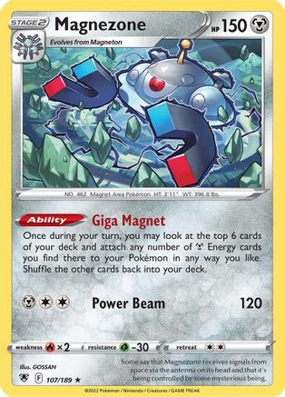 Magnezone 107/189 - Reverse Holofoil Astral Radiance