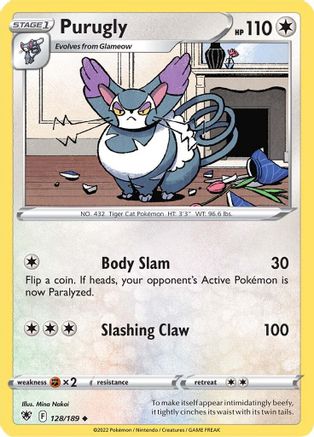 Purugly 128/189 - Reverse Holofoil Astral Radiance