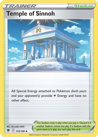 Temple of Sinnoh 155/189 - Reverse Holofoil Astral Radiance