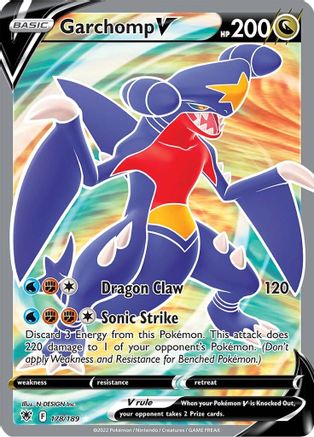 Garchomp V (Full Art) 178/189 - Holofoil Astral Radiance