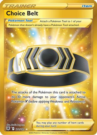 Choice Belt (Secret) 211/189 - Holofoil Astral Radiance