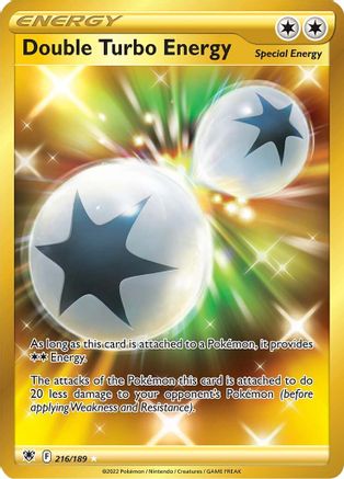 Double Turbo Energy (Secret) 216/189 - Holofoil Astral Radiance