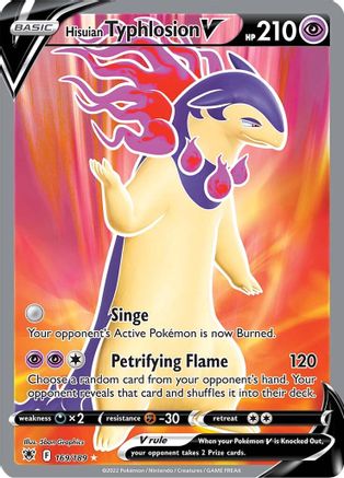 Hisuian Typhlosion V (Full Art) 169 - Holofoil Astral Radiance