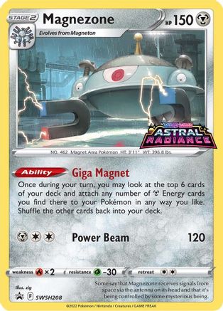 Magnezone SWSH208 - Holofoil SWSH Sword & Shield Promo Cards