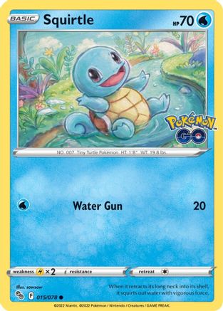 Squirtle 015/078 Pokemon GO