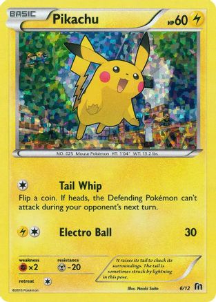 Pikachu 006/12 - Holofoil McDonalds Promos 2016