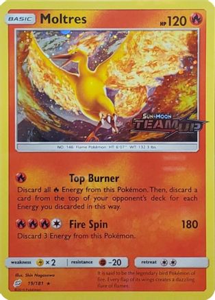 Moltres (Team Up Stamped) 019/181 - Holofoil Miscellaneous Cards & Products