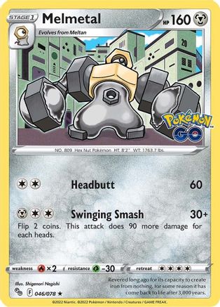 Melmetal 046/078 - Holofoil Pokemon GO